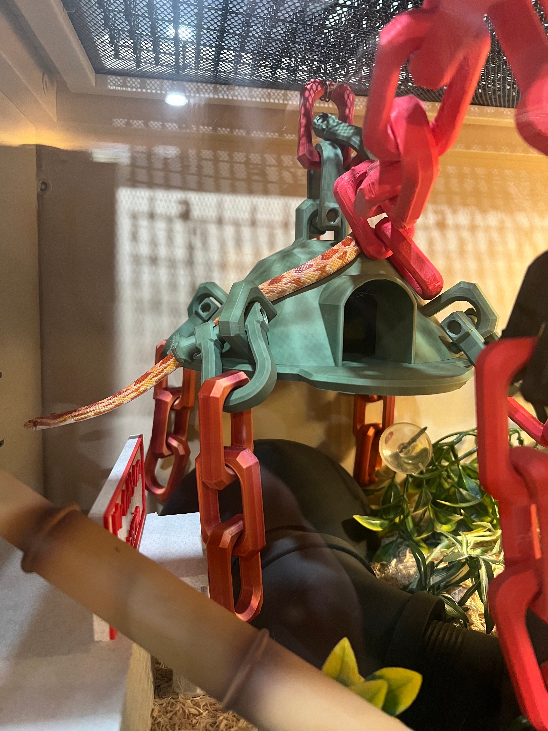 Tensegrity Hammock Forum Custom Suspended Reptile Hide/snake Hide - Main Image