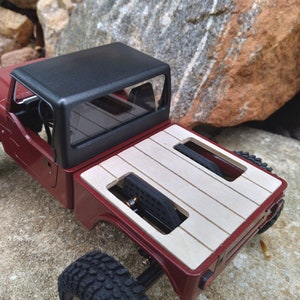 Wood bed insert for the WT_Micro SCX24 BRUTE Y Series body Custom made by KRC Gear image 3