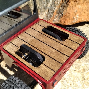 Wood bed insert for the WT_Micro SCX24 BRUTE Y Series body Custom made by KRC Gear image 2