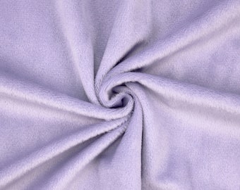 Minky fabric lavender | low pile smooth cuddle fabric, solid velboa baby fabric – kullaloo SuperSoft SHORTY– 39.5x29.5″ (100x75 cm)