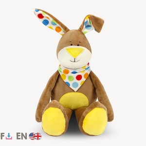 Bunny sewing pattern “KULIO” (PDF, in English) | Stuffed animal plushie great as easter sewing patterns | by kullaloo
