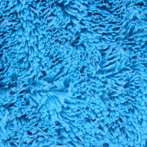 Shaggy faux fur fabric blue – kullaloo SuperSoft SHAGGY– 39.5x29.5″ (100x75 cm)