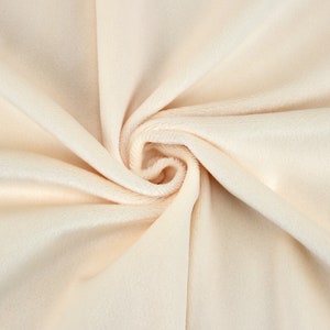 Pale peach minky fabric | low pile smooth doll skin fabric, velboa doll making fabric – kullaloo SuperSoft SHORTY– 39.5x29.5″ (100x75 cm)