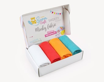 Indian Summer Minky Fabric Bundle | SuperSoft SHORTY Plush, 4 Colors