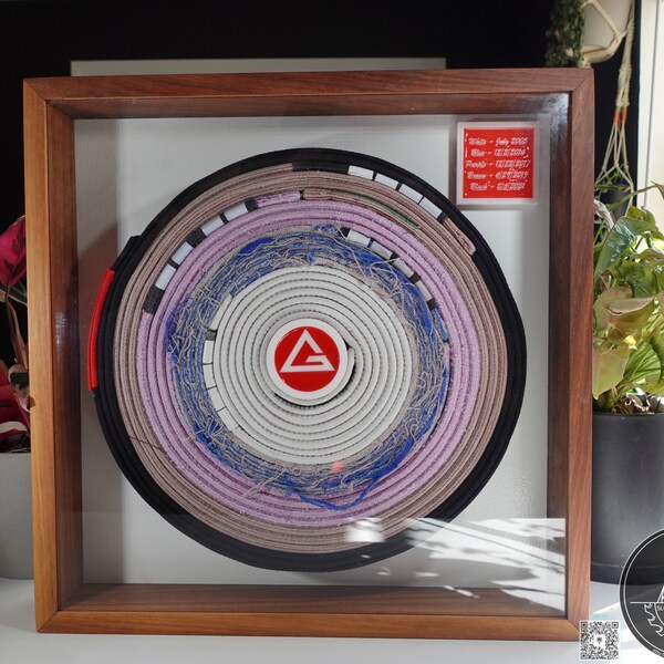 Karate Belt Display Etsy
