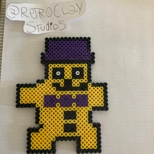 Shadow Freddy FNAF2 19 X 23 Perler Bead Pattern, Bead Sprites