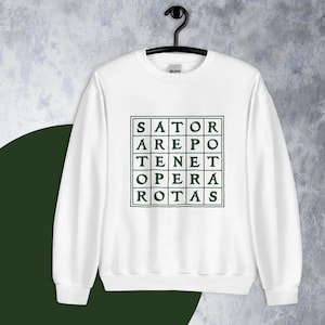 SATOR SQUARE ROMAN | Occult SweatShirt | Witchy Clothing