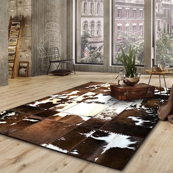 Cowhide Rug Etsy