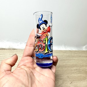 ミッキーマウス ショットグラス 2016 ディズニーワールド お土産 ショットグラス カップ マグカップ ファンタジア FL