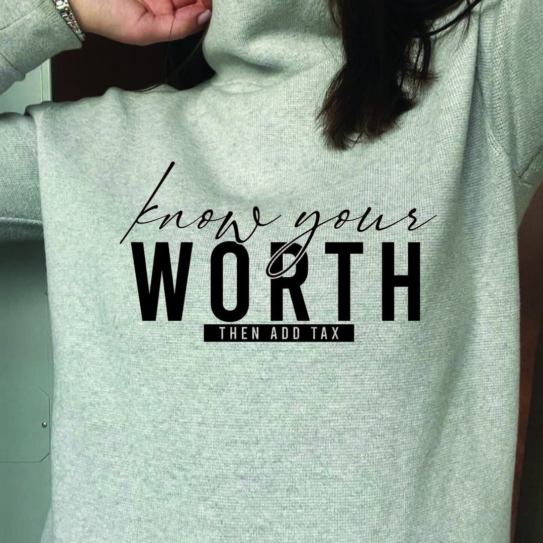 Know Your Worth SVG PNG AI, Self Love Png, Motivational Vector File ...