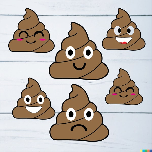 Anime poop SVG