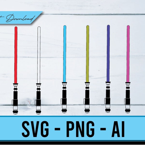 Lightsaber SVG, stormtrooper SVG, laser sword SVG