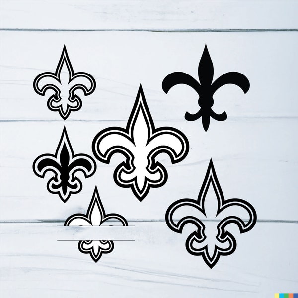 Saints Fleur Svg, Saints Fleur Png