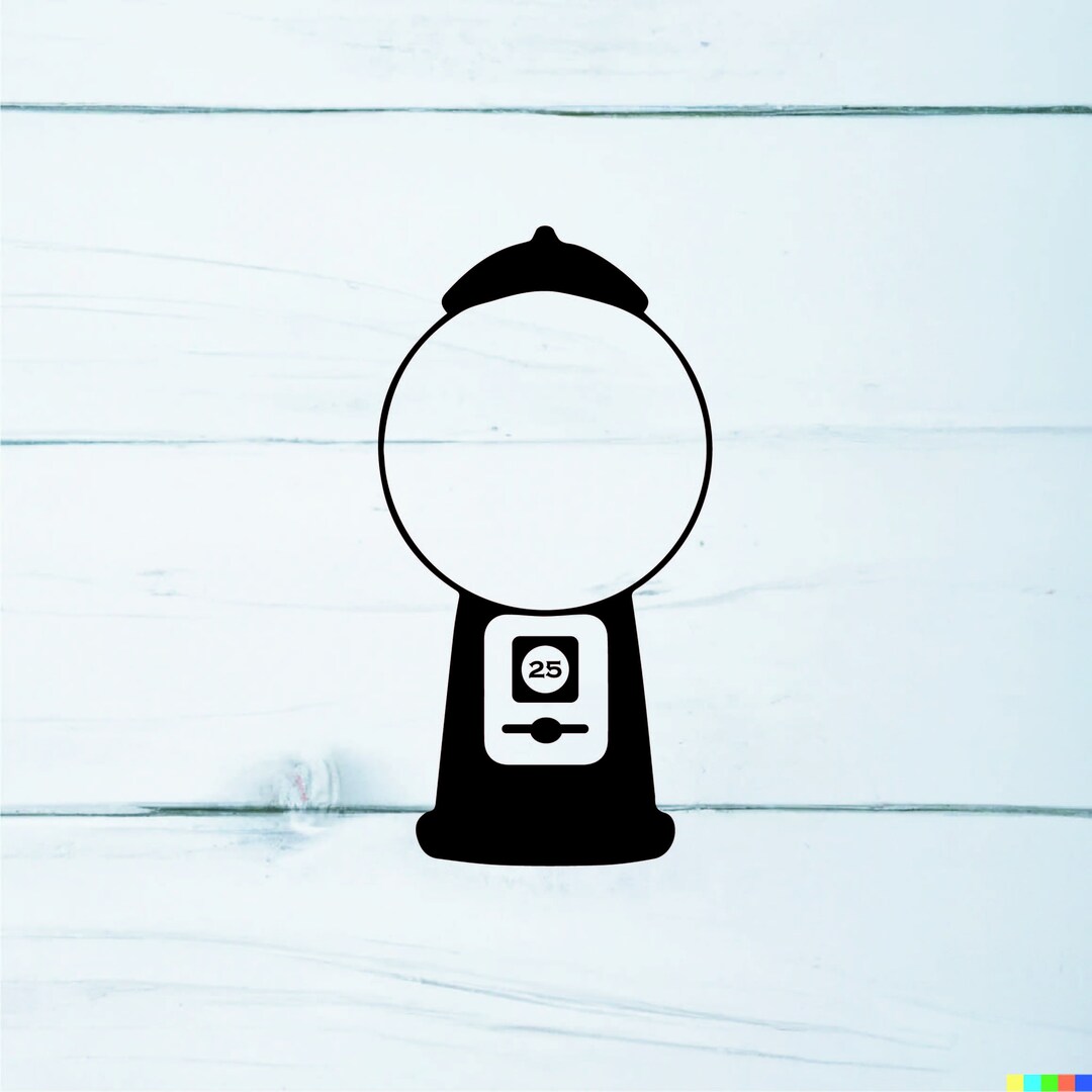 Gumball Machine SVG and PNG. Vector File. - Etsy