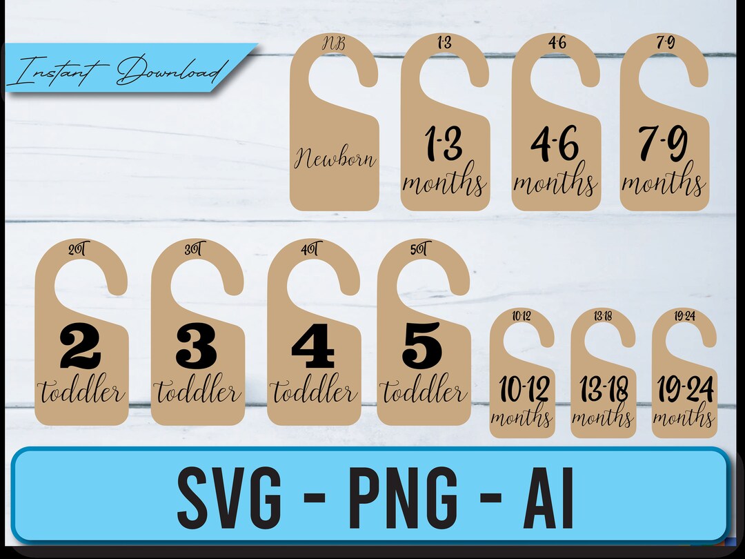 Closet Divider Svg, Baby Closet Divider Svg, Baby Clothes Divider Svg ...
