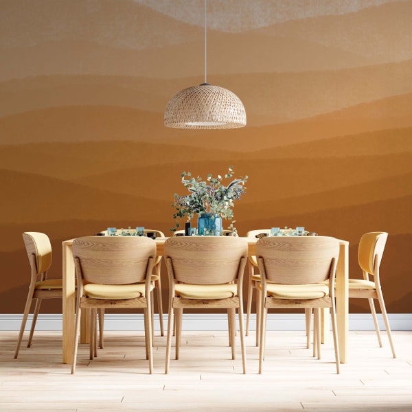 Wallpaper Orange Etsy