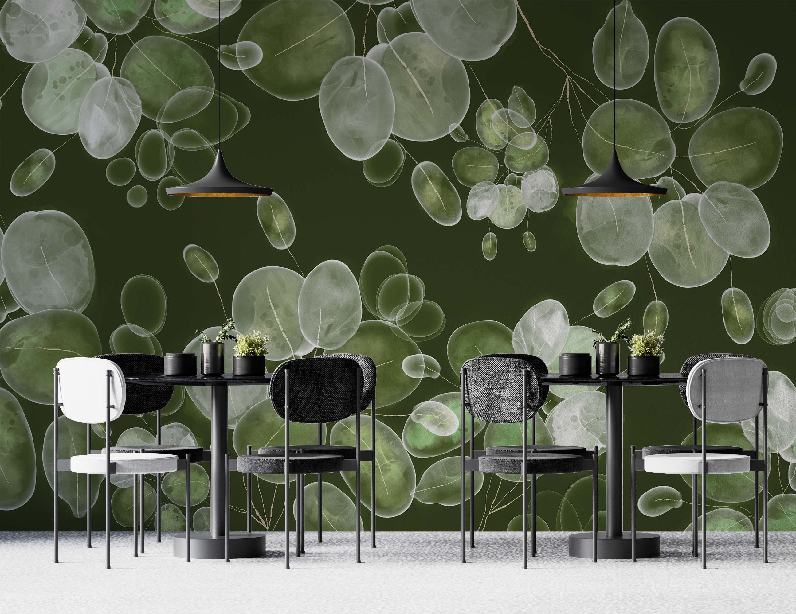 Eucalyptus Wallpaper Floral Wallpaper - Etsy
