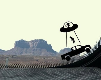 Tiny UFO and Truck Decals