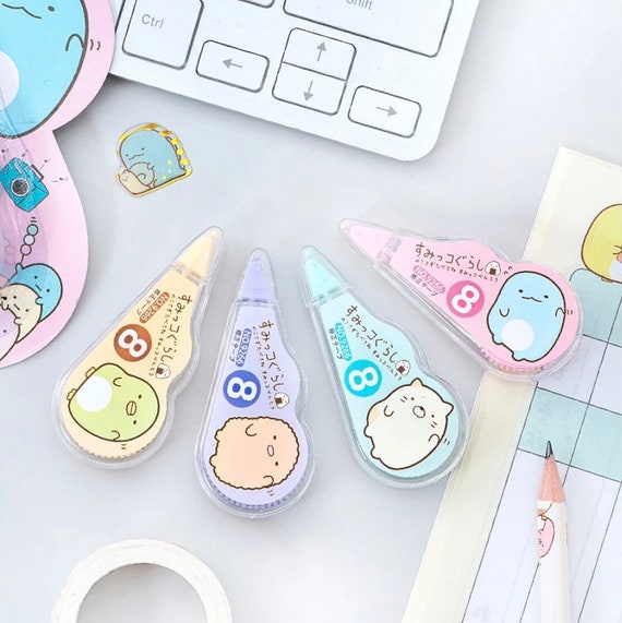 Sumikko Gurashi White-out Correction Tape, Japanese Kawaii Stationery, Cute School Supply, 1 Piece