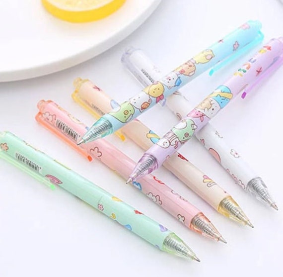 Stylo mignon Sumikko Gurashi, papeterie japonaise Kawaii, fournitures  scolaires, stylo gel noir Clicker, 1 pièce -  France