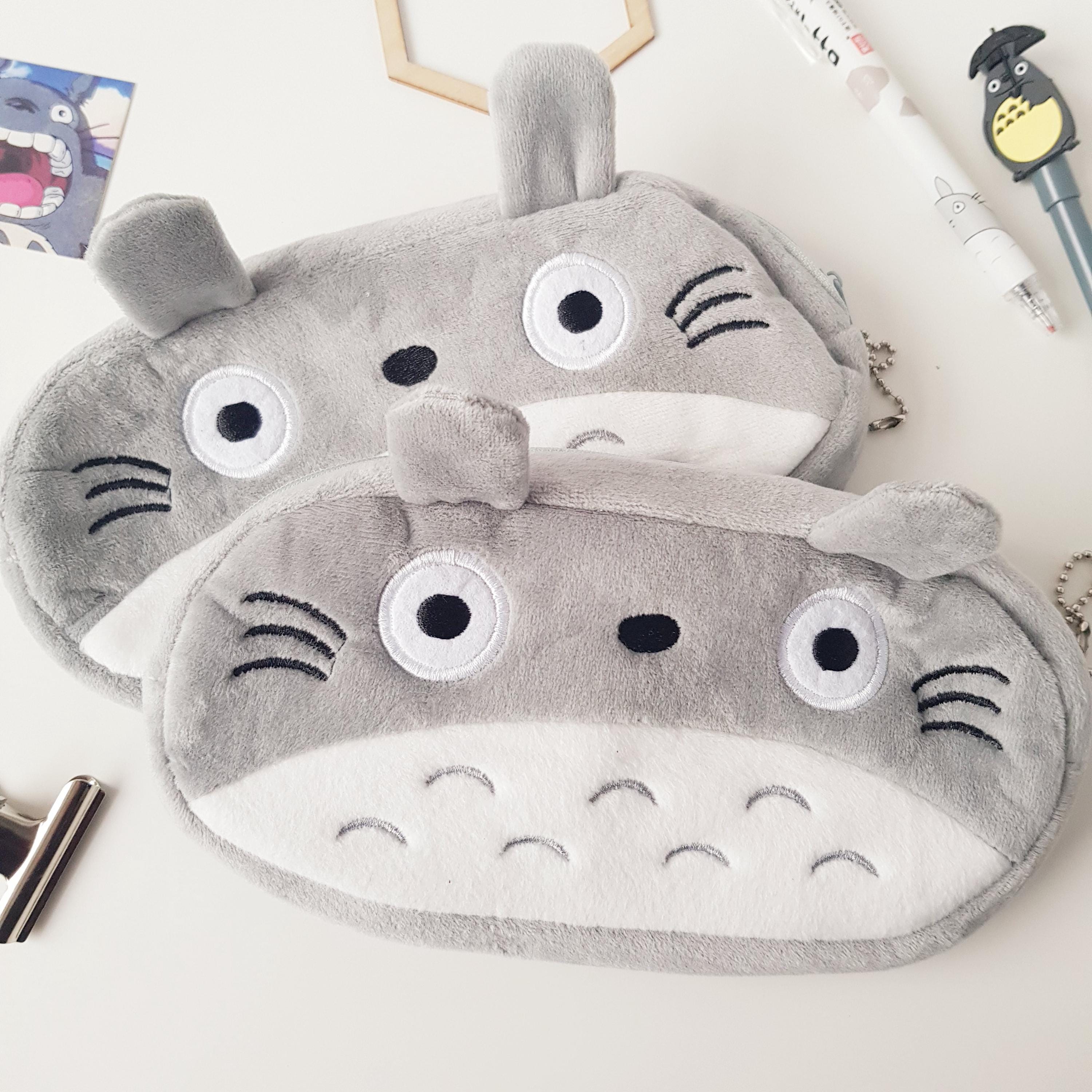 My Neighbour Totoro Plush Pencil Case, Kawaii Japanese Stationery