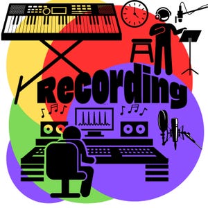 Recording  Digital Download (PNG)