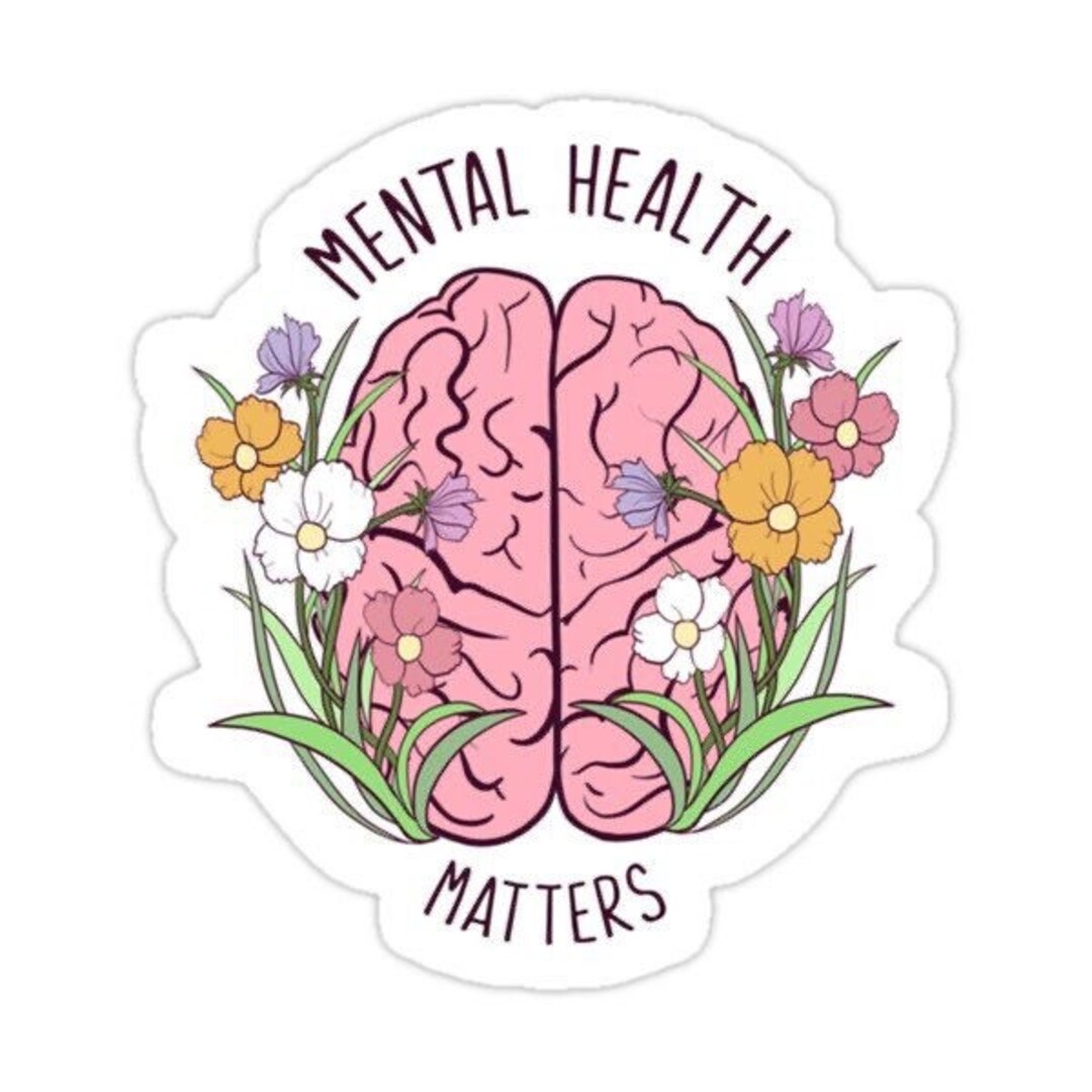 Mental Health Matters Sticker - Etsy