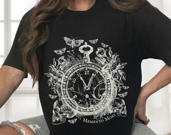 Memento Mori Moth Shirt Dark Academia Shirt Shakespeare Shirt Poet Shirt Goblincore Shirt Memento Mori Shirt Book Club Shirt Death Head Moth