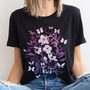 Subtle Bi Pride Shirt Cottagecore Pride Discreet Pride Subtle Pride Subtle LGBTQ Pride Merch Unlabeled Pride Bi Pride Shirt Subtle Bisexual