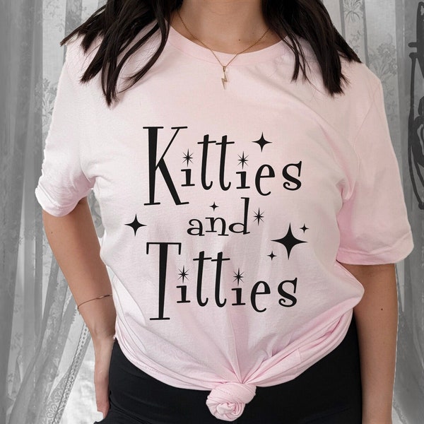 Carlations Collaboration Kitties and Titties Short Sleeve Tee