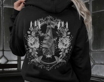 Bat Shirt Fairy Grunge Vampire Bat Whimsigoth Clothing Fairycore Top Witchy Stuff Alt Clothes Vulture Culture Dark Coquette Bat Sweatshirt