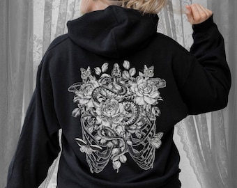 Snake Shirt Fairy Grunge Whimsigoth Clothing Vulture Culture Dreamcore Whimsigoth Shirt Moth Shirt Forestcore Witchy Stuff Hermetic