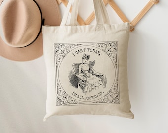 Literary Tote Reading Tote Bag Jane Austen Gift Tote Bag Aesthetic Bookish Things Aesthetic Tote Bag Library Bag Library Book Bag