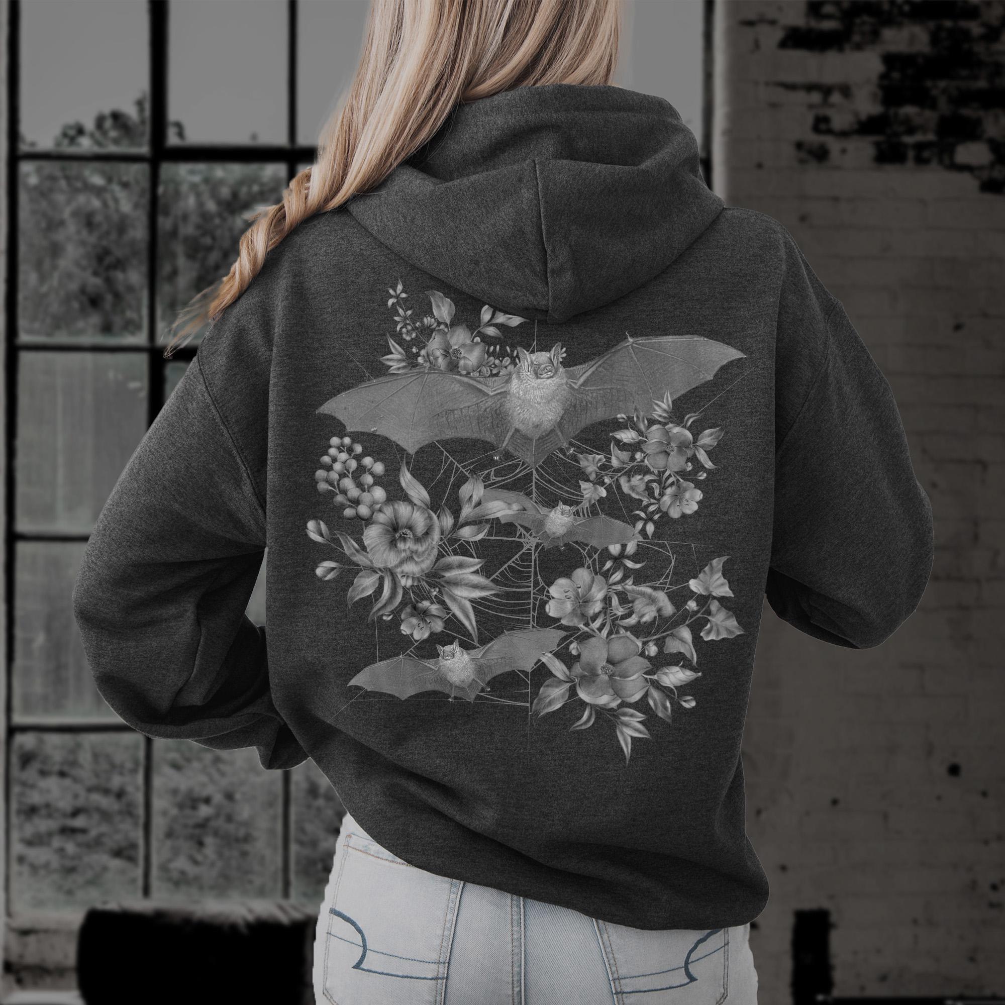 Bat Hoodie Bat Sweatshirt Vampire Bat Witchy Hoodie Goblincore