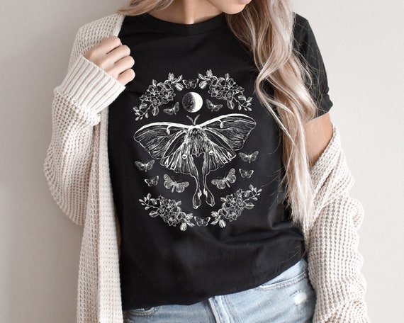 Luna Moth Celestial Moth Insect Shirt Moth T Shirt Moth Print | Etsy