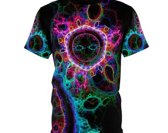 Psychedelic Boho Fractal tShirt by Alien Fossil Art Unique Tee