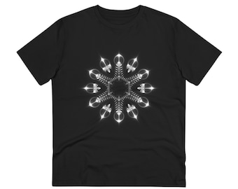 Organic Trippy Alien Fractal Mandala Creator Graphic T-shirt