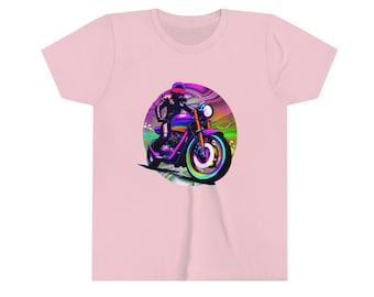 Fractal Rider Youth Short Sleeve Graphic Tee