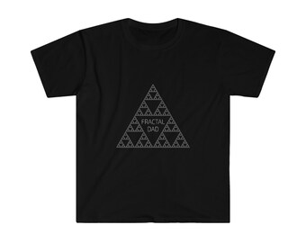 Fractal Dad Comfortable T-Shirt Father's Day Gift Idea