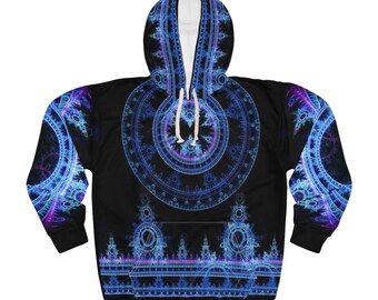 Psychedelic Boho Hippie Alien Fossil Pullover Hoodie Sweatshirt