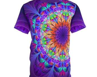 Psychedelic Boho Hippie Fractal t-Shirt by Alien Fossil Art