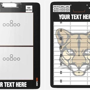Personalized Coach Clipboard, Football Board, Coaching Board, Clipboard, Gift for Coach, Dry Erase Board, Football Gifts, Custom Clip Board