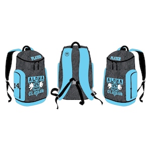 Aloha Backpack, Sublimated Backpack, Custom Backpack, Hiking Backpack, Back to School Backpack, Sports Bag, School Backpack - Pack of 8