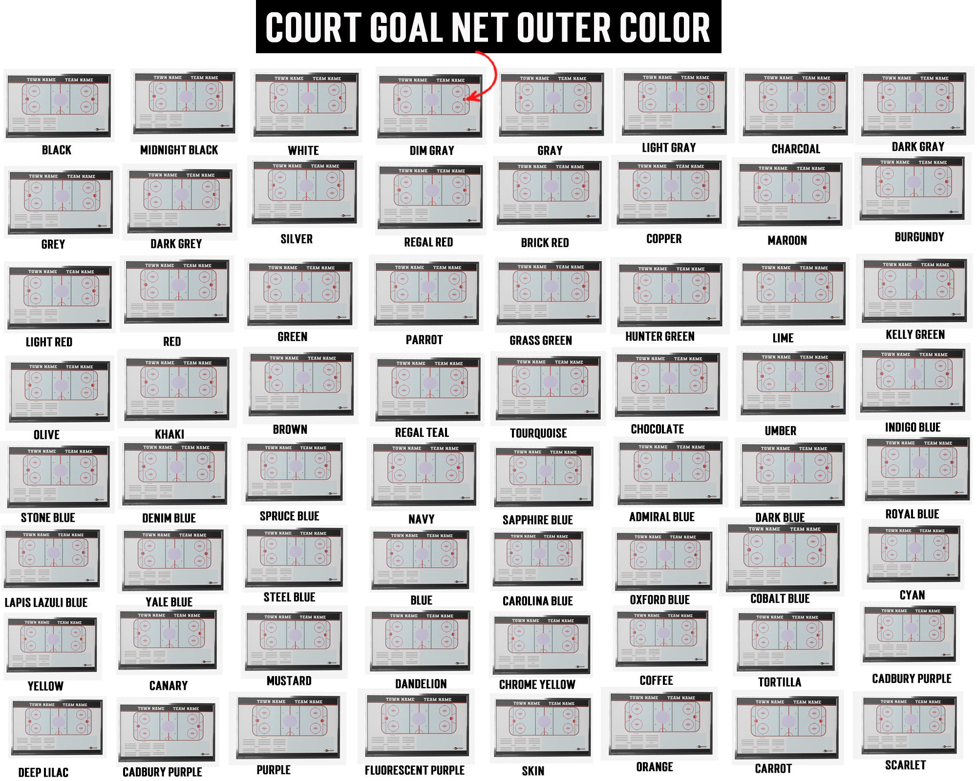 Custom Hockey Locker Room Whiteboard wall, Hockey Board, Framed Board