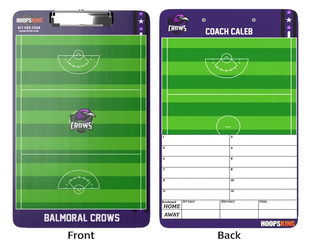 Custom Lacrosse Clipboard 2 Sided, Custom Clip Board, Dry Erase Board