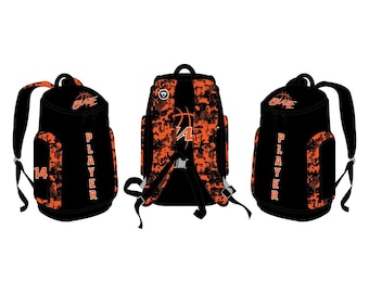 Sniper Backpack, Sublimated Backpack, Custom Backpack, Hiking Backpack, Back to School Backpack, Sports Bag, School Backpack - Pack of 8