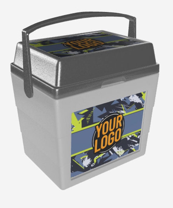 Custom Hardside Coolers With 24 Can, Full Body Vinyl Wrap Water Cooler,  Picnic Cooler, Thermos Cooler, Beverage Cooler, Design 2 