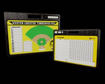 Baseball Personalized Coach Clipboard, Softball Coach Board, Dry Erase Board, Clipboard, Coaching Board, Gift for Coach, Custom Clip Board