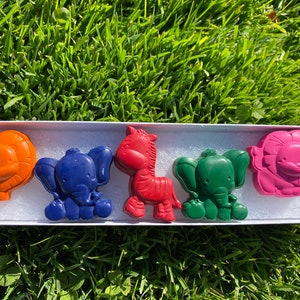 Monkey Crayons, Monkey Party, Party Crayons, Animal Crayons, Zoo Party,  Birthday Favors, Chunky Crayons, Toddler Crayons, Jungle, Kids Gift 