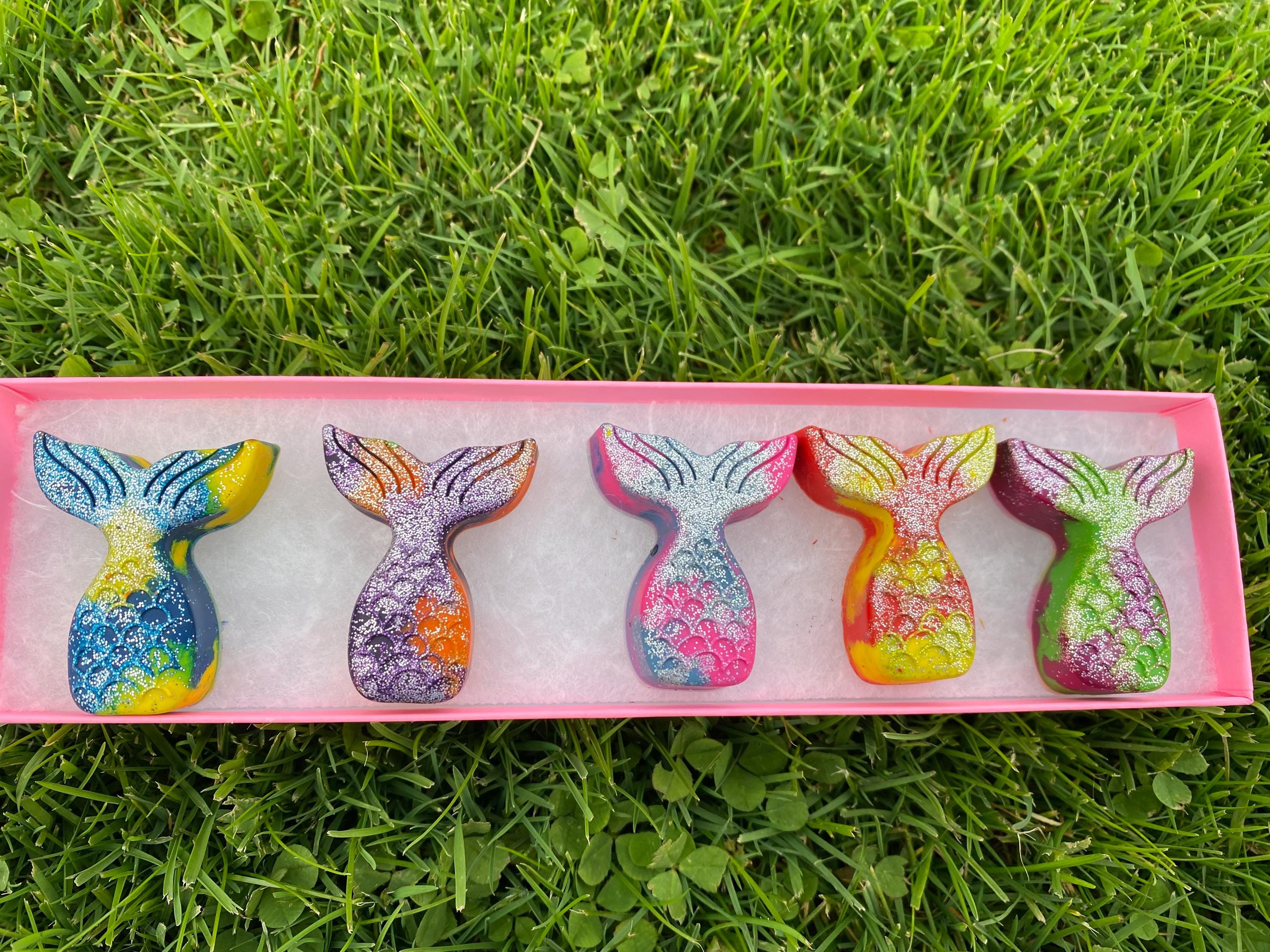 Mermaid Tail Crayons, Mermaid Crayons